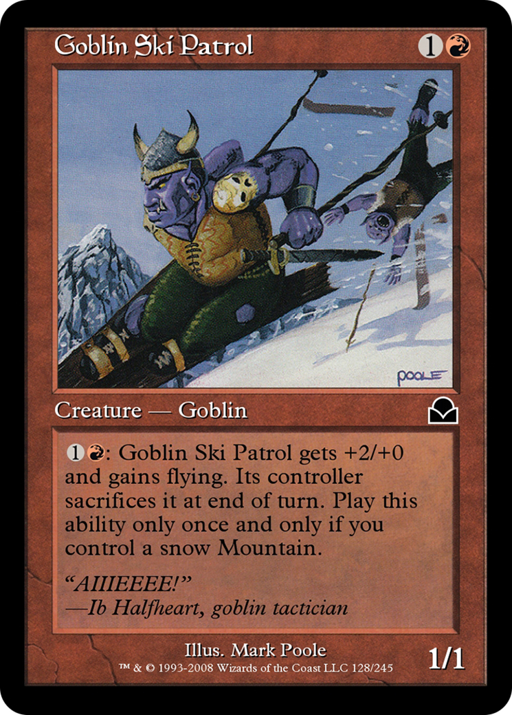 Goblin Ski Patrol (ME2-128) [Masters Edition II] Foil