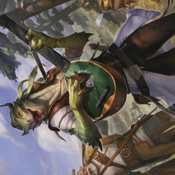 Wandering Troubadour // Wandering Troubadour (AAFR-064) (Borderless) [Adventures in the Forgotten Realms Art Series] Foil