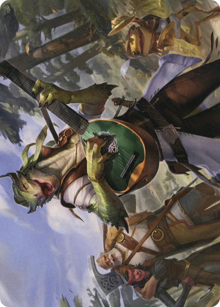 Wandering Troubadour // Wandering Troubadour (AAFR-064) (Borderless) [Adventures in the Forgotten Realms Art Series]