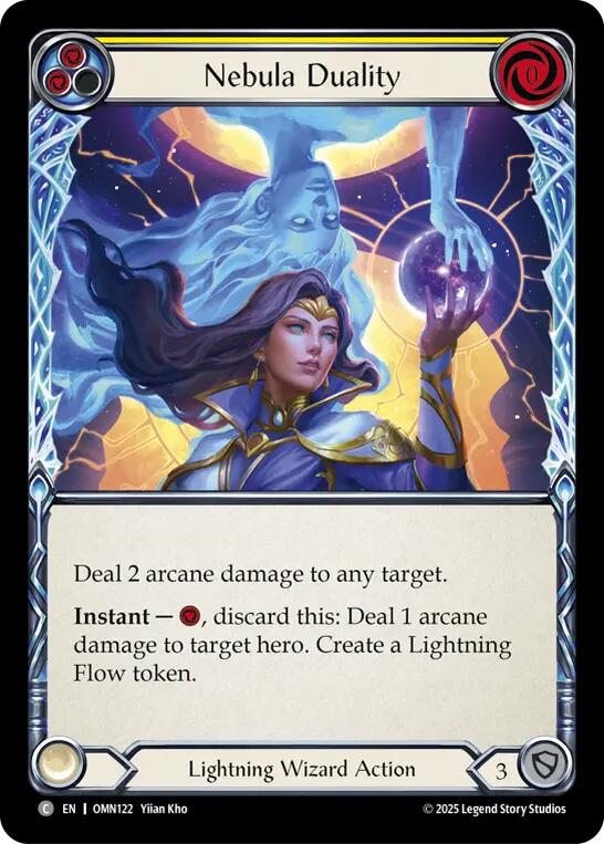 Nebula Duality (Yellow) [OMN122] (Omens of the Third Age)  Rainbow Foil