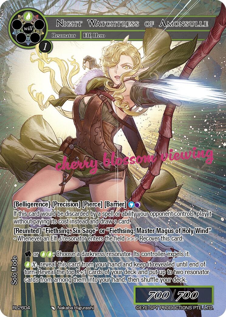Night Watchtress of Amonsulle (RL2604) [Promo Cards]