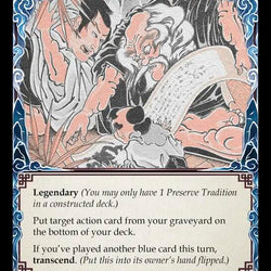 Preserve Tradition // Inner Chi [ZEN025] (Part the Mistveil Zen Blitz Deck)