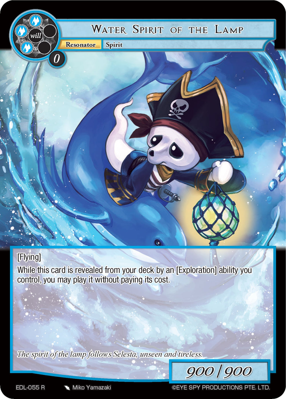 Water Spirit of the Lamp (EDL-055) [The Epic of the Dragon Lord]