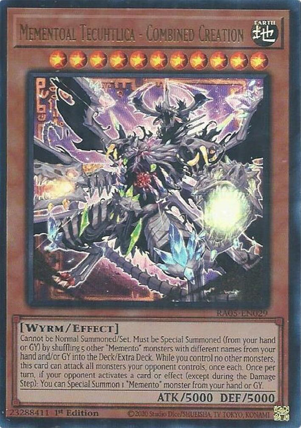 Mementoal Tecuhtlica - Combined Creation (Ultra Rare) [RA05-EN029] Ultra Rare