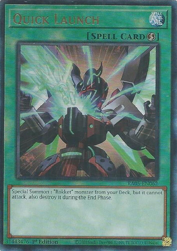 Quick Launch (Ultimate Rare) [RA05-EN062] Ultimate Rare