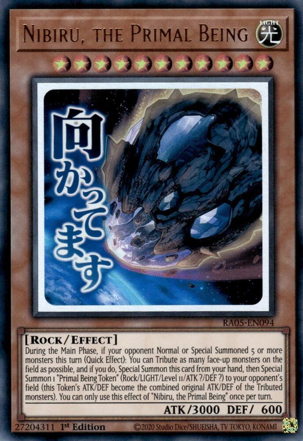 Nibiru, the Primal Being [RA05-EN094] Ultra Rare