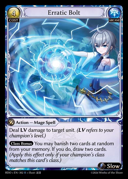 Erratic Bolt (302) [Radiant Origins]