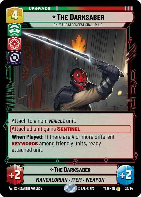 The Darksaber - Only the Strongest Shall Rule (22/84) (22/84) [Twin Suns]