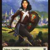 Human Soldier (005) // Drake Double-Sided Token [Commander 2020 Tokens]