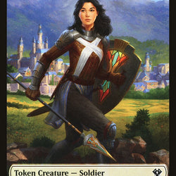 Elemental (003) // Soldier Double-Sided Token [Commander 2020 Tokens]