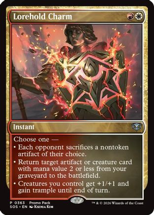 Lorehold Charm (PPSOS-363) [Promo Pack: Secrets of Strixhaven] Foil