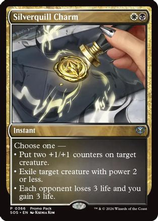 Silverquill Charm (PPSOS-365) [Promo Pack: Secrets of Strixhaven]