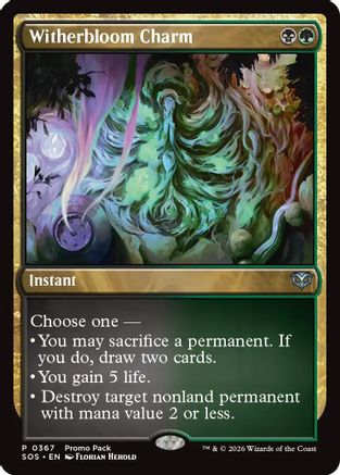 Witherbloom Charm (PPSOS-367) [Promo Pack: Secrets of Strixhaven] Foil