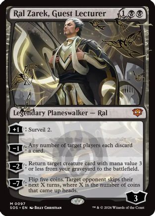 Ral Zarek, Guest Lecturer (PPSOS-097) [Promo Pack: Secrets of Strixhaven]