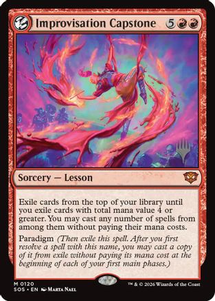 Improvisation Capstone (PPSOS-120) [Promo Pack: Secrets of Strixhaven]
