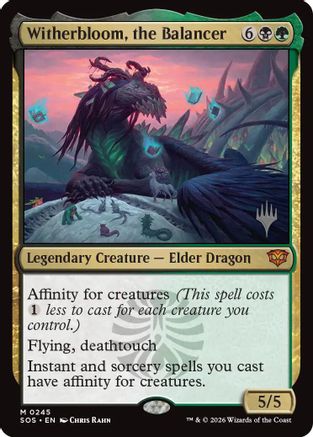 Witherbloom, the Balancer (PPSOS-245) [Promo Pack: Secrets of Strixhaven]