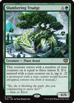 Slumbering Trudge (PPSOS-160) [Promo Pack: Secrets of Strixhaven]
