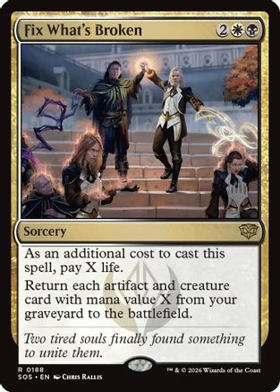 Fix What's Broken (PPSOS-188) [Promo Pack: Secrets of Strixhaven]