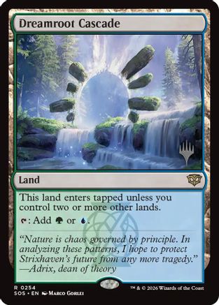 Dreamroot Cascade (PPSOS-254) [Promo Pack: Secrets of Strixhaven]