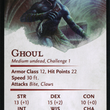 Sepulcher Ghoul // Sepulcher Ghoul (AAFR-018) (Borderless) [Adventures in the Forgotten Realms Art Series] Foil