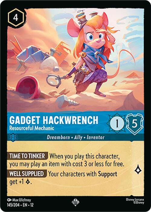 Gadget Hackwrench - Resourceful Mechanic (145/204) [Wilds Unknown]