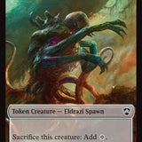 Eldrazi Spawn // Worm Double-Sided Token [Secrets of Strixhaven Commander Tokens]