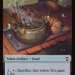 Food // City's Blessing Double-Sided Token [Secrets of Strixhaven Commander Tokens]