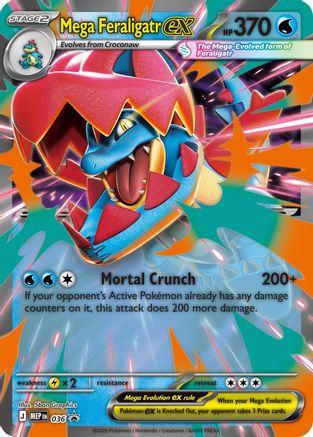 Mega Feraligatr ex (036) [Mega Evolution Promo]