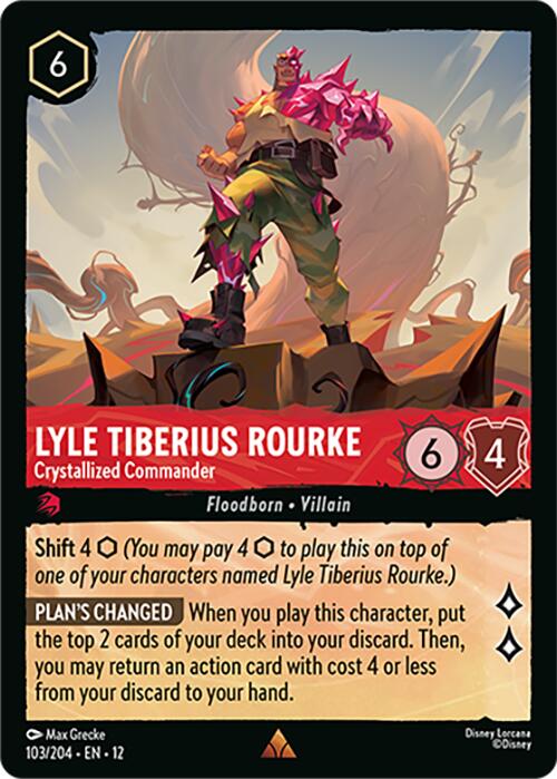 Lyle Tiberius Rourke - Crystallized Commander (103/204) [Wilds Unknown]