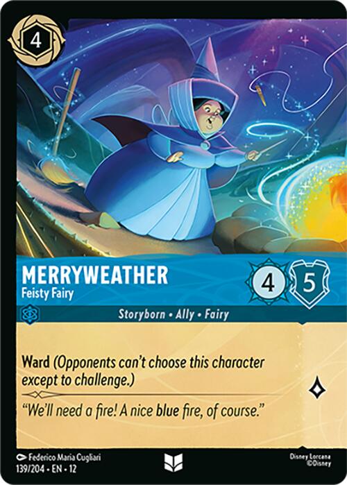 Merryweather - Feisty Fairy (Foil) (139/204) [Wilds Unknown]