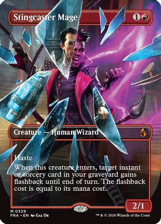 Stingcaster Mage (Borderless) [Reality Fracture]