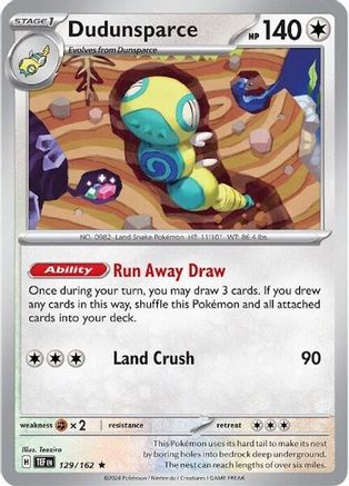 Dudunsparce - 129/162 (Non-Holo) [Deck Exclusives]