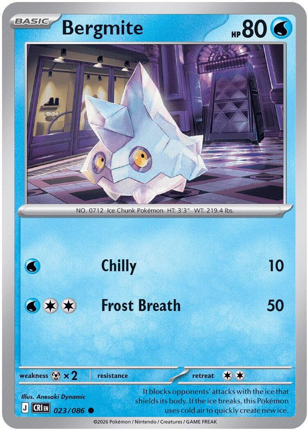 Bergmite (023/086) [Mega Evolution: Chaos Rising]