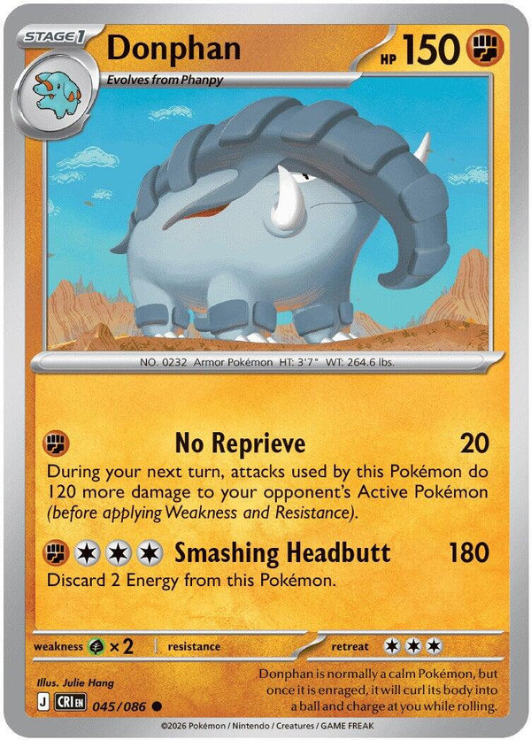 Donphan (045/086) [Mega Evolution: Chaos Rising]