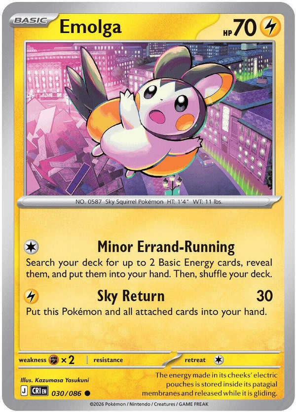 Emolga (030/086) [Mega Evolution: Chaos Rising]