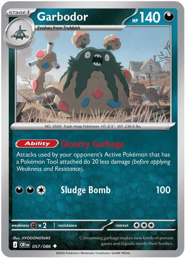 Garbodor (057/086) [Mega Evolution: Chaos Rising]