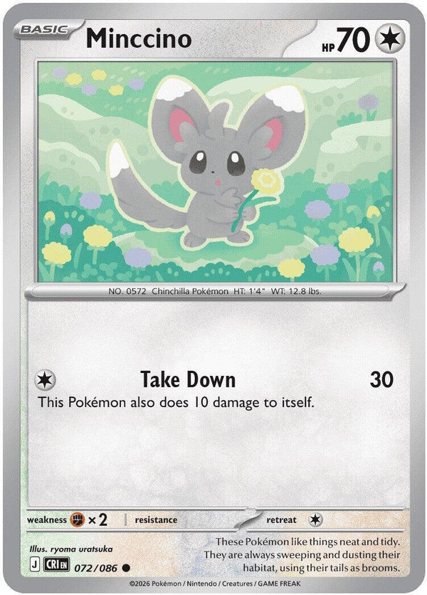 Minccino (072/086) [Mega Evolution: Chaos Rising]