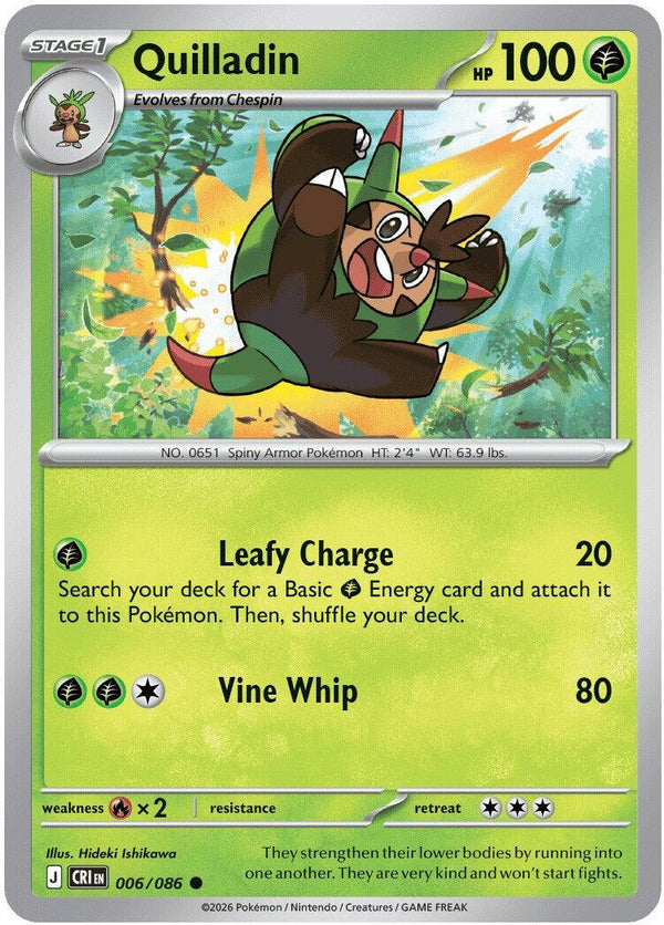Quilladin (006/086) [Mega Evolution: Chaos Rising]