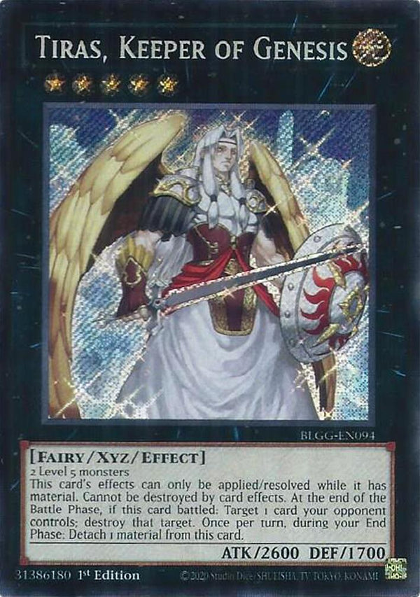 Tiras, Keeper of Genesis [BLGG-EN094] Secret Rare