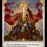 Figment of Protection // Aegis, Archangel of Protection (Marvel) [DTD007] (Dusk Till Dawn)  Cold Foil