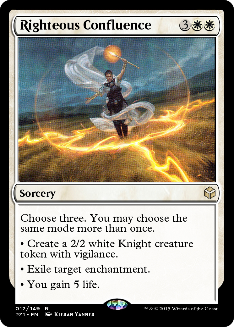 Righteous Confluence (PZ1-012) [Legendary Cube Prize Pack] Foil