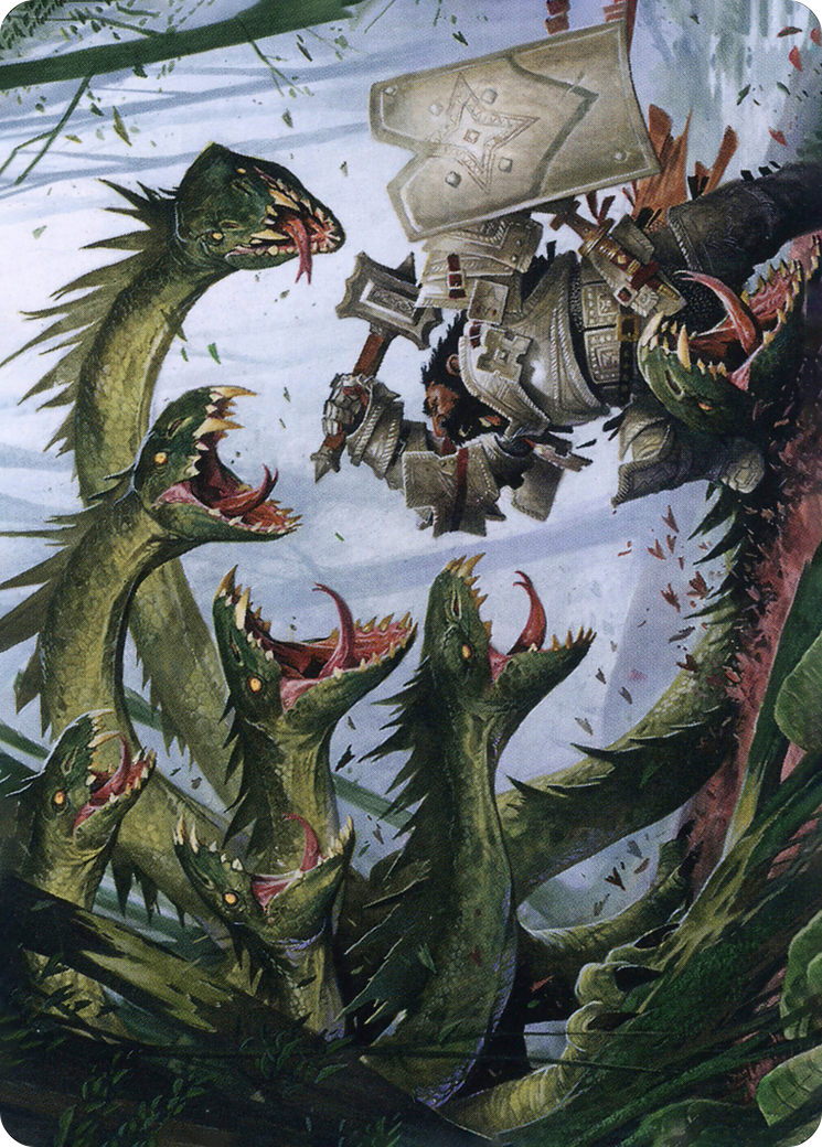 Lair of the Hydra // Lair of the Hydra (AAFR-067) (Borderless) [Adventures in the Forgotten Realms Art Series] Foil