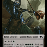 Eldrazi Spawn // Fanatic of Rhonas Double-Sided Token [Modern Horizons 3 Tokens]