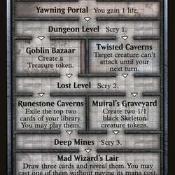 Dungeon of the Mad Mage // Tomb of Annihilation Double-Sided Token [Dungeons & Dragons: Adventures in the Forgotten Realms Tokens]