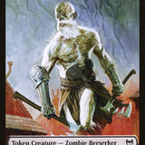Elf Warrior // Zombie Berserker Double-Sided Token [Kaldheim Tokens]