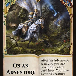On An Adventure Double-Sided Emblem [Challenger Decks 2020 Tokens]