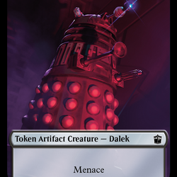 Alien Angel // Dalek Double-Sided Token [Doctor Who Tokens]