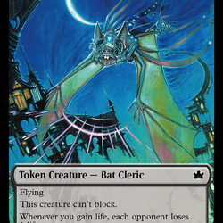 Cragflame // Starscape Cleric Double-Sided Token [Bloomburrow Tokens]
