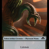 Servo // Phyrexian Wurm (0018) Double-Sided Token [Modern Horizons 3 Tokens]