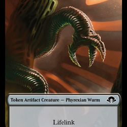 Phyrexian Germ // Phyrexian Wurm (0018) Double-Sided Token [Modern Horizons 3 Tokens]
